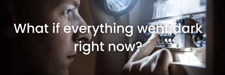 What if everything went dark right now?